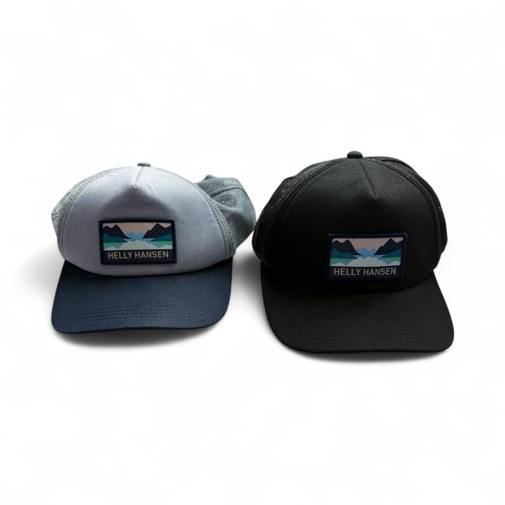 Helly Hansen Black and Blue SnapBack baseball caps